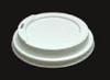 100 -12/16oz White domed sip thro Lids ( for paper & barrier )