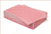 5kg pack 250 x 380mm Duplex red gingham food wrapping