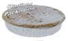 Pack x 100 - 6.5" LANCED Round foil flan cases 30mm depth