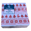 100 Pack  Christmas Napkins Swantex 33 x 33cm 2ply Christmas : Northern Lights:  
