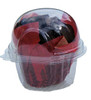 Case x 750 Large Single Hinged Cup Cake,  Muffin Pods/ Clams