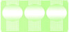 Pack x 99 Sandwich Labels ( 11 sheets x 9 labels ) Green Key Hole design 100 x 50mm