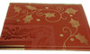 Pack x 10 High Table 120 x 120cm Gold Leaf Red Quality Table covers