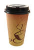 16oz / 45cl Printed Paper Hot Cups with sip thro Lid