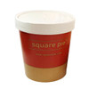 16oz Soup Containers with Lids SQUARE PIE Compostable Suitable for Hot and Cold Food 