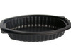 Pack x 25 16oz Black Microwaveable Platter Depth 34mm  INCLUDES LIDS