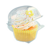 Pack x 50 Single Hinged Cup Cake Pods / Clams