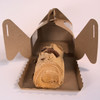 Pack x 50 4 cupcake Cardboard Brown Cake box with window