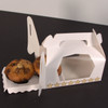 Pack x 10  Twin  Cardboard White Cupcake Boxes