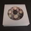 Pack x 5 Cardboard 12 Cupcake box White with window 300 x 300 x 75mm