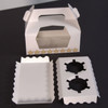 Pack x 20  Twin  Cardboard White Cupcake Boxes