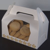 Pack x 50  Twin  Cardboard White Cupcake Boxes