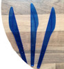 Pack x 100 Heavy Duty Clear Blue Tint Plastic Knives