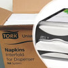 Tork interfold 1ply Quality White Napkins for N4 Dispenser 6,000 