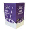 Dispenser Box 3,000 Plastic Tea Stirrers 4.5" 115mm