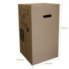 1 x Medium (Heavy Duty) Cardboard Storage/ removal Box mis-printed 11.75"x 11.75"x 20.5" with carry handles 