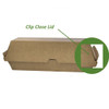 Pack x 200 Cardboard 9" Baguette & Bakery Boxes 235 x 100 x 80mm