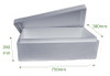 25klo LARGE Polystyrene Box and Lid  ( 30 boxes )