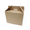 Food Carry Delivery Boxes Biodegradable Kraft - Extra Large