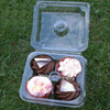 2 Cases x 300 = 600 4 Cupcake SPECIAL OFFER Hinged Bakery Container