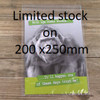 Pack x 500  8"x 10"+1.25" ( 200 x 250 +40mm )Self Seal Clear Polyprop Opp Greeting Card Bags