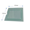 Quality Heavyweight Small Transparent Green Tint Platter, Display Tray (see qty options )