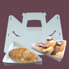 Pack x 10 Gateaux Cardboard White Cake box with window / tray / board