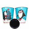 8oz / 22cl Merry Christmas & Happy New Year Hot Drink Paper Cups plus Lids