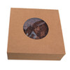 Pack x 5 Kraft Cardboard 9 Cupcake or 20 Mini Cupcake box with window