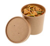 26oz Heavy duty Kraft Insulated Food Tubs & Cardboard Lid (see qty options)