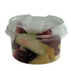 New 350ml Quality Round Container with Wrapped Folding Fork attached to the Lid