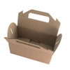 Food Carry Delivery Boxes Biodegradable Kraft - Individual Size