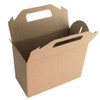 Food Carry Delivery Boxes Biodegradable Kraft - Small Size