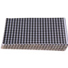 5kg pack 250 x 380mm Duplex black gingham food wrapping