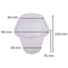 Crystal Clear High Quality 9/10oz Desert -Squat Smoothie tub and Dome lid NO HOLE ( see qty options )