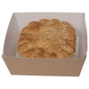 HOT TAKEAWAY BOX AND LID with window 140 x 140 x 50 mm PET Lined ( see options )