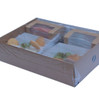 Pack of 5 Afternoon Tea / Picnic TRAY for 2 includes Sandwich boxes, Trays, Cutlery, portion pots and Self Seal Bag