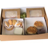 Pack of 5 Afternoon Tea / Picnic TRAY for 2 includes Sandwich boxes, Trays, Cutlery, portion pots and Self Seal Bag