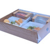 Pack of 50 Afternoon Tea / Picnic TRAY for 2 includes Sandwich boxes, Trays, Cutlery, portion pots and Self Seal Bag