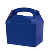 Case x 250 Childrens Cardboard meal boxes Plain Blue 