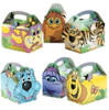Pack x 10 Childrens Meal Boxes printed Jungle