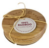 Costa Coffee Wooden Bamboo Coasters Pack of 4 Gift Set