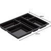 5 Compartment Buffet Tray with 4 seperate Lids per tray 320 x 260mm ( Pack x 5 )