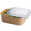 Kraft Recyclable Microwavable Food Boxes 750ml / 26oz 170 x 120 x 55mm ( see options )