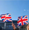 Pack of 20 Individual Large 42 x 27cm Union Jack Flags can be held or clipped to the car ideal for the Queens Jubilee 2022