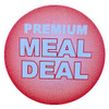 Roll x 1,000 - Premium MEAL DEAL Red and White Labels 40mm dia