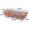 Union Jack Large Cardboard Food Party Box 250 x 125 x60mm Pack x 50