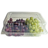 Pack 180 - Quality Extra Large Crystal Clear Hinged Bakery Containers 265 x 175 x 110mm