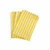 5" x 7" (125 X 175mm ) Yellow Candy Stripe Paper Bags