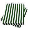 10" x 14" (250 X 350mm ) Green Candy Stripe Paper Bags